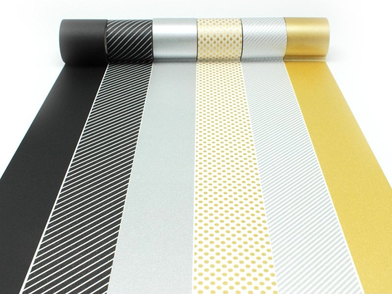 achat Masking tape Casa - rayé Argent