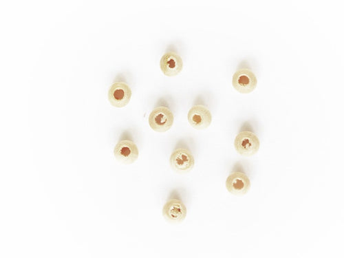 Achat 10 perles en bois - Ronde 4 mm