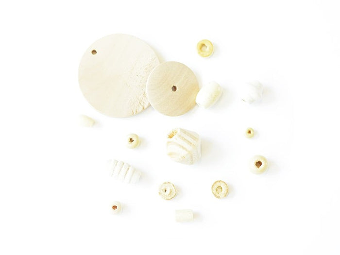 Achat 100 perles en bois vernis - Ronde 10 mm
