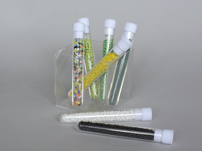 Achat Tube de 350 perles de rocailles opaques - Vert foncé