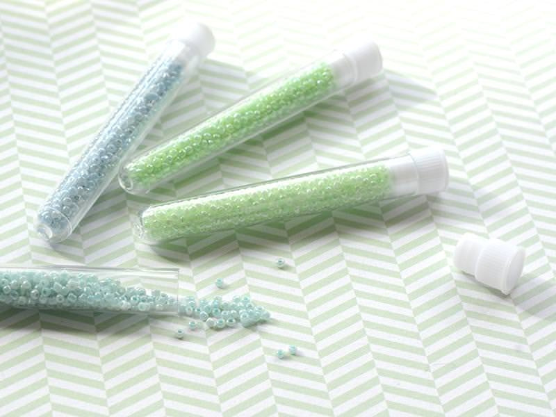 Achat Tube de 350 perles ceylons - turquoise