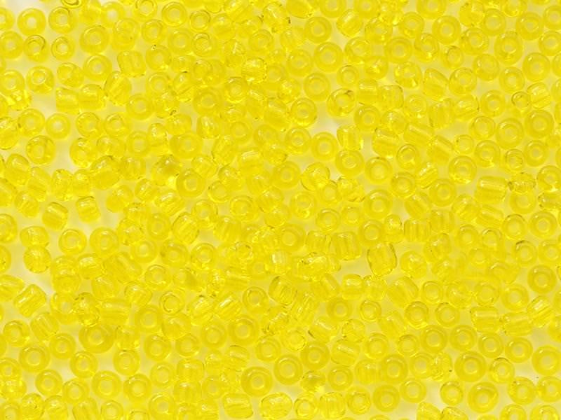 Achat Tube de 350 perles transparentes - jaune