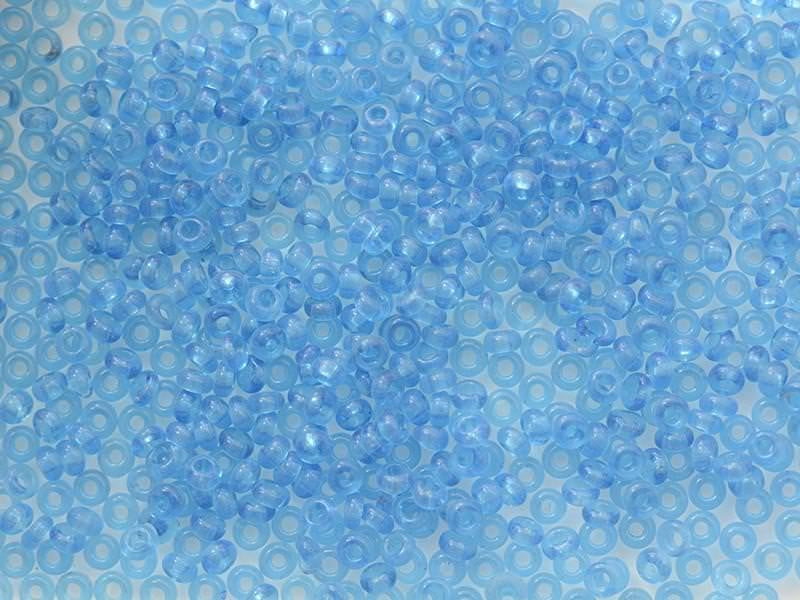 Achat Tube de 350 perles transparentes - turquoise foncé
