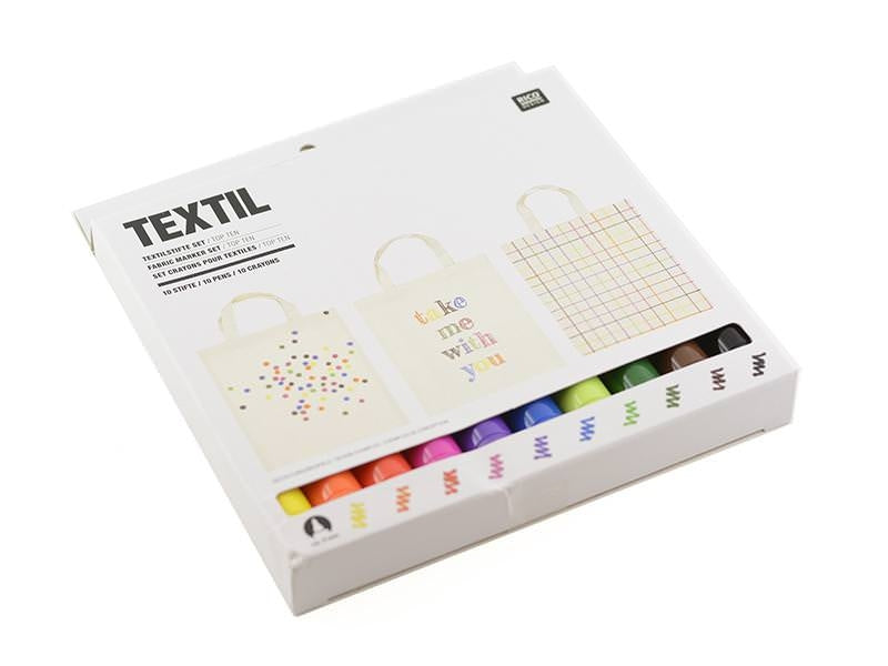 achat 10 feutres textiles