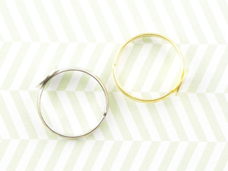 Achat Support de bague -  couleur argenté