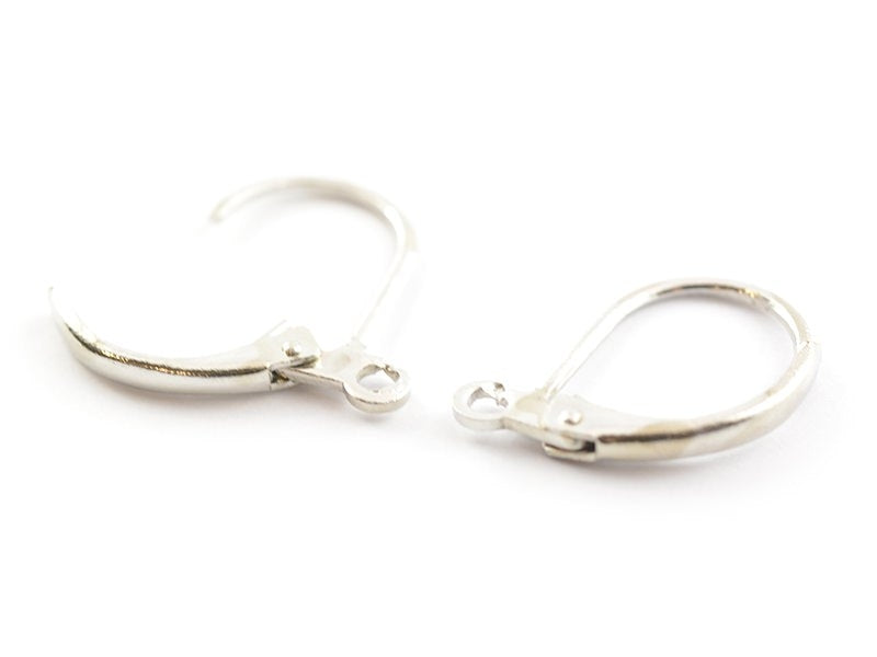 Achat 1 paire de boucles d'oreilles dormeuses argentées