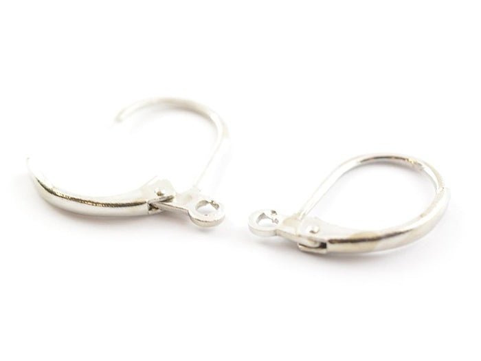 Achat 1 paire de boucles d'oreilles dormeuses argentées
