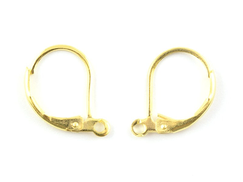 Achat 1 paire de boucles d'oreilles dormeuses - couleur or