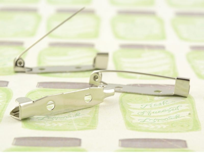 Achat Support pour broche argenté - 30 mm