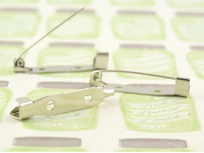 Achat Support pour broche argenté - 30 mm