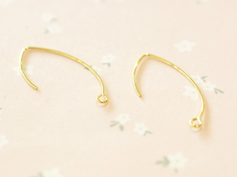 Achat 1 paire de boucles d'oreilles dormeuses simples - doré