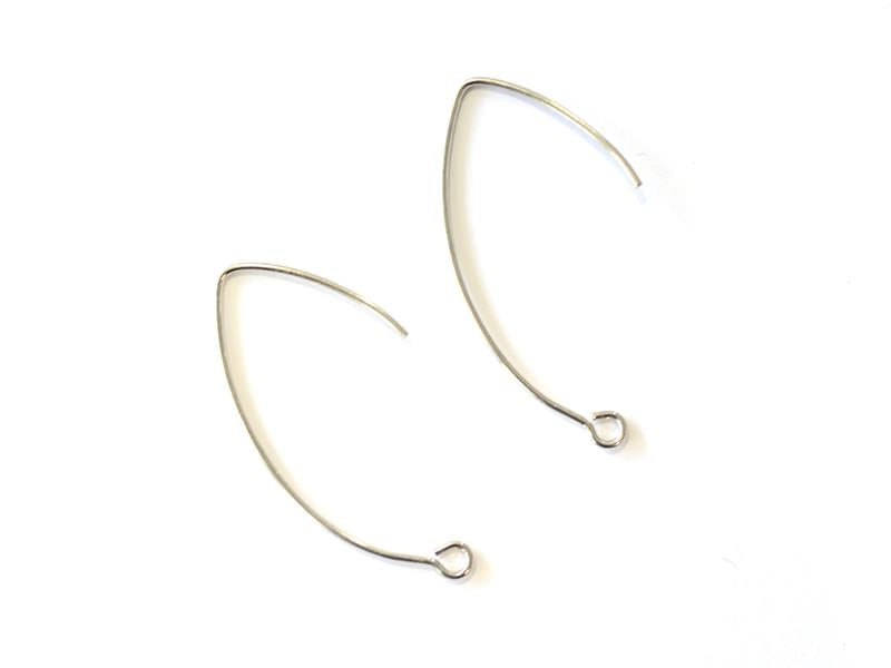 Achat 1 paire de boucles d'oreilles dormeuses simples - argenté