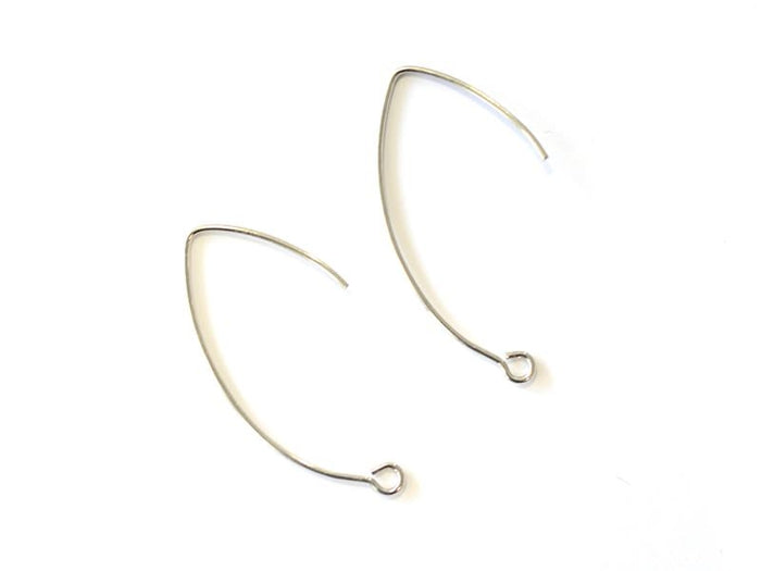 Achat 1 paire de boucles d'oreilles dormeuses simples - argenté