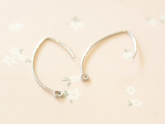 Achat 1 paire de boucles d'oreilles dormeuses simples - argenté