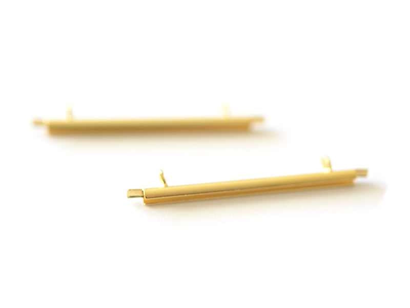 Achat Embout pour tissage de perles doré - 35 mm
