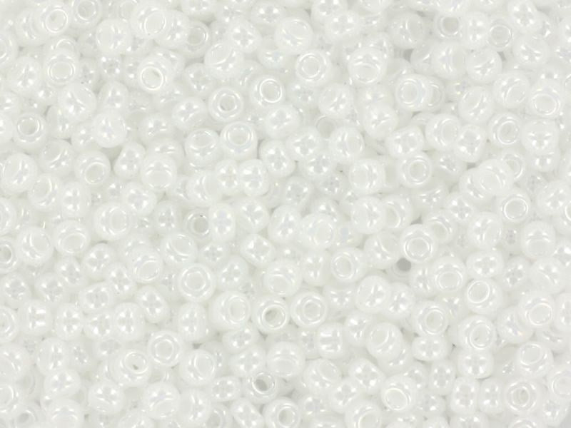 Achat Rocailles Miyuki 11/0 - blanc brillant 528