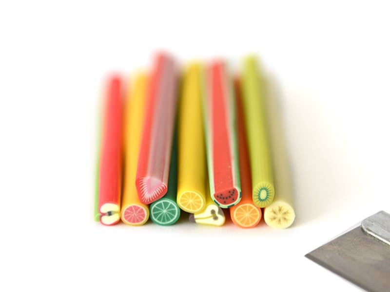 Achat Lot 10 canes & lame - Fruits