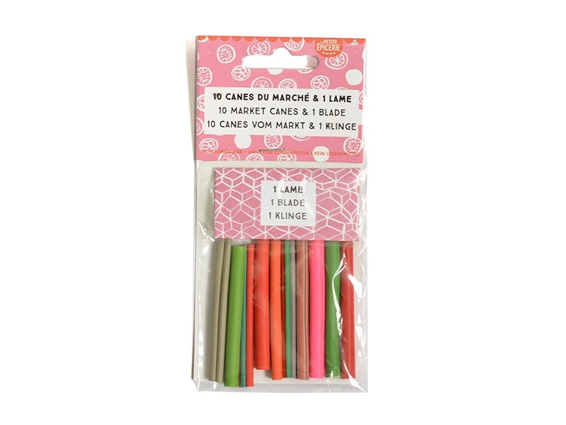 achat Lot 10 canes & lame - panier du marché