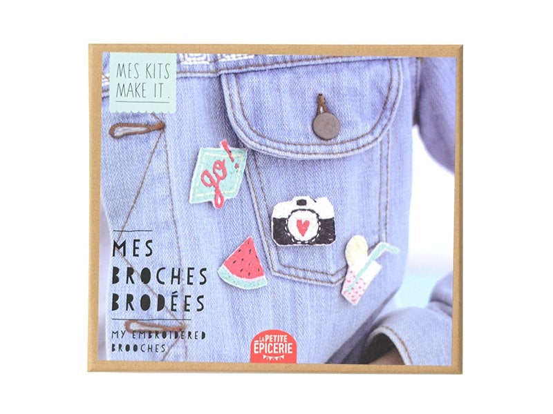 Achat Kit MKMI - Mes broches brodées - DIY