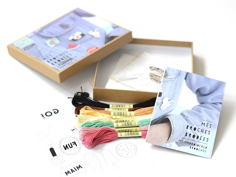 Achat Kit MKMI - Mes broches brodées - DIY