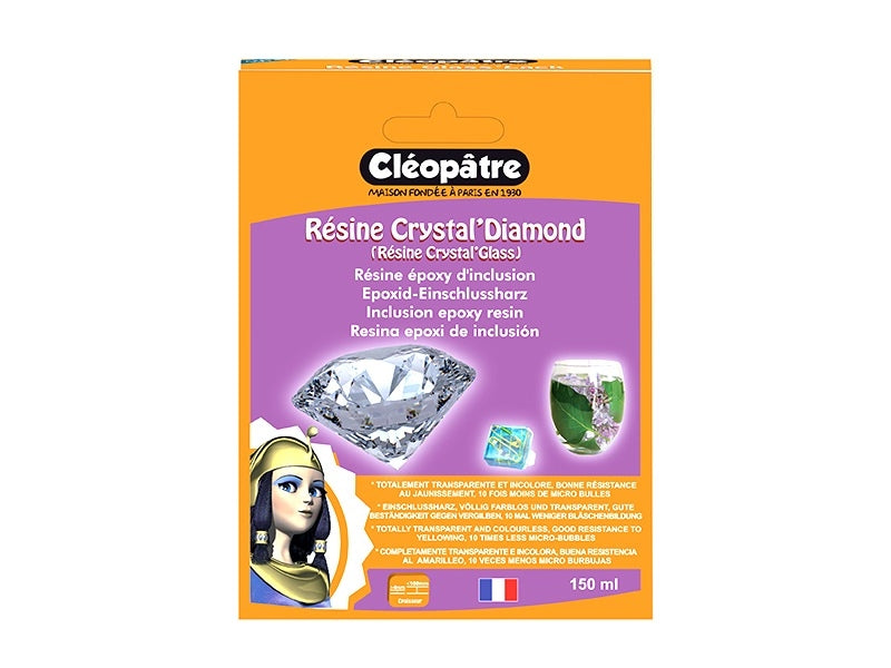 Achat Résine d'inclusion "Crystal'Diamond" 150 mL - transparent*Cléopatre*
