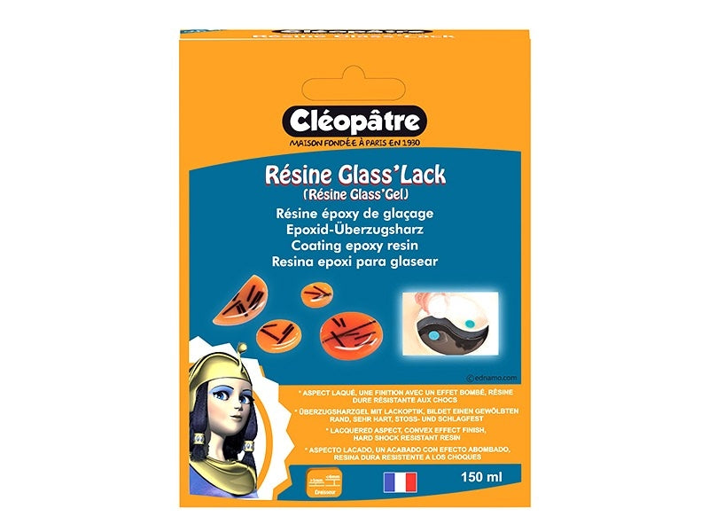 Achat Résine de glaçage "Glass'Lack" - transparent 150 ml*Cléopatre*