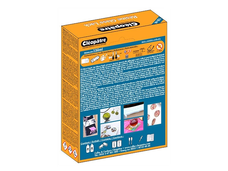 Achat Résine de glaçage "Glass'Lack" - transparent 150 ml*Cléopatre*