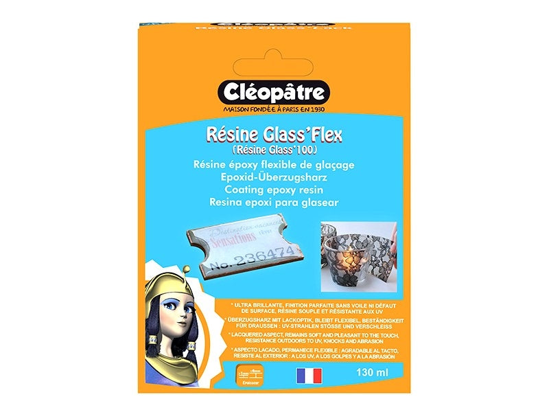 Achat Résine de glaçage "Glass'flex" - transparent*Cléopatre*