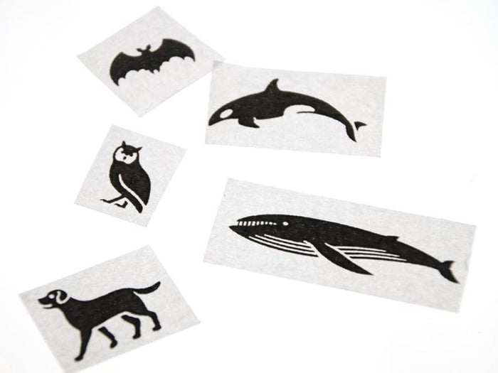 Achat Masking tape à motifs - black animals