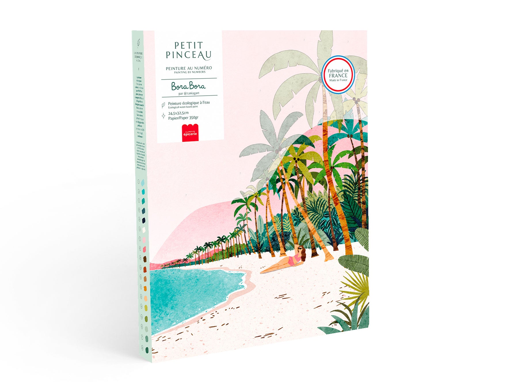 Achat Coffret peinture au numéro - Petit Pinceau - Bora Bora par Tania Garcia