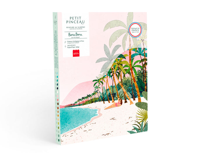 Achat Coffret peinture au numéro - Petit Pinceau - Bora Bora par Tania Garcia