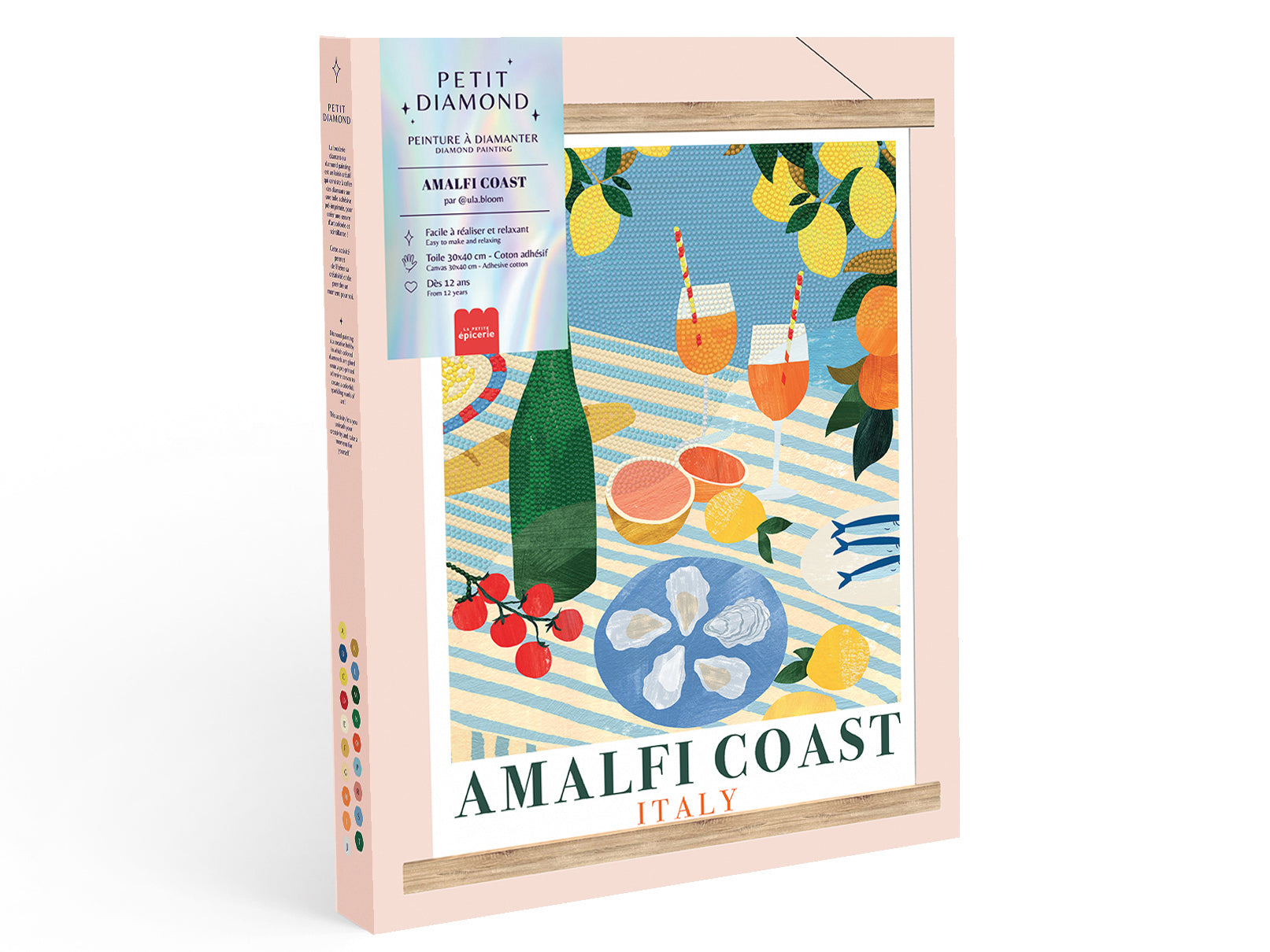 Achat Coffret Petit Diamond - Diamond Painting Amalfi Coast Aperitif par Emily Kopcik