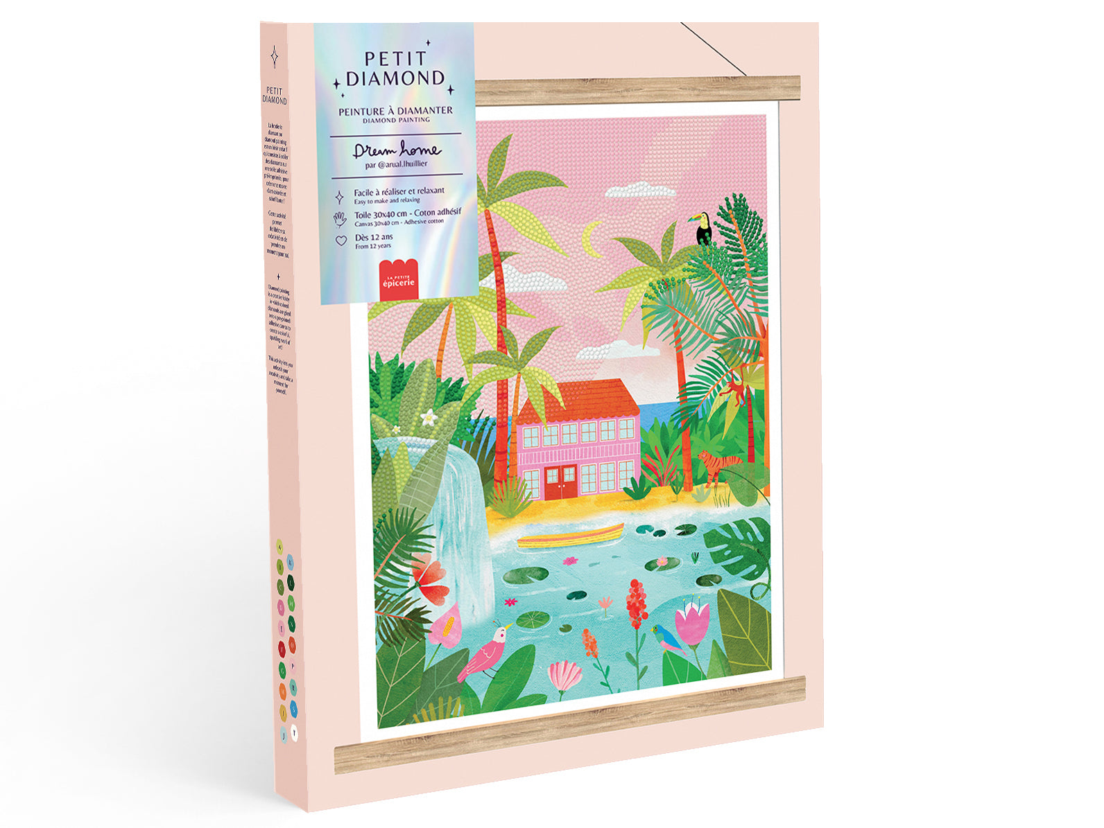 Achat Coffret Petit Diamond - Diamond Painting Dream Home par Laura Lhuillier