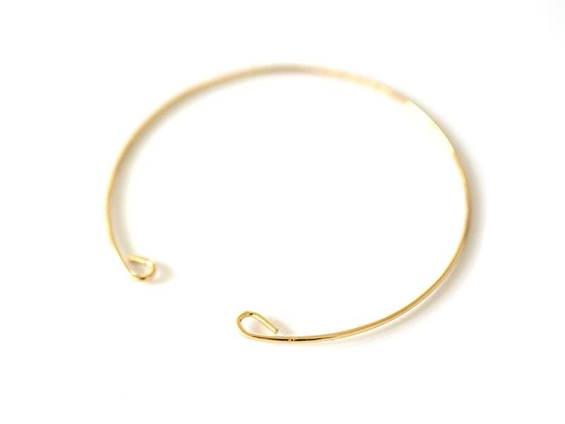 Achat Bracelet jonc en laiton avec attaches - 1,7 mm
