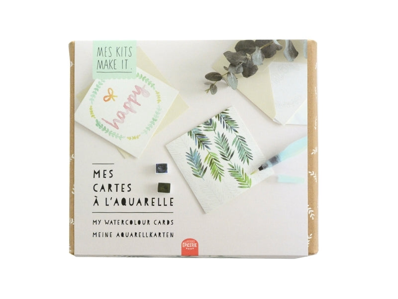 Achat Kit MKMI - Mes cartes à l'aquarelle - DIY