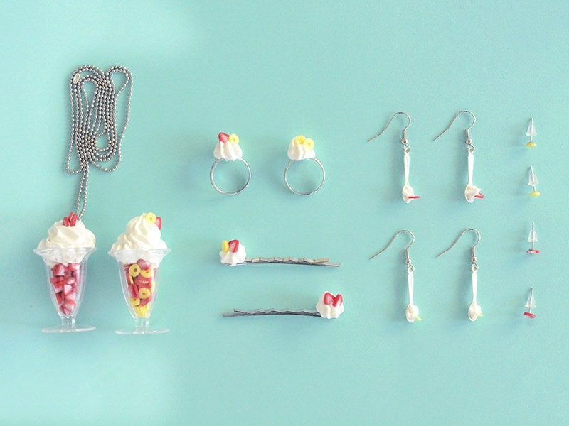 Acheter Kit DIY mes bijoux gourmands - coupe glacée - 19,99 € en ligne sur La Petite Epicerie - Loisirs créatifs