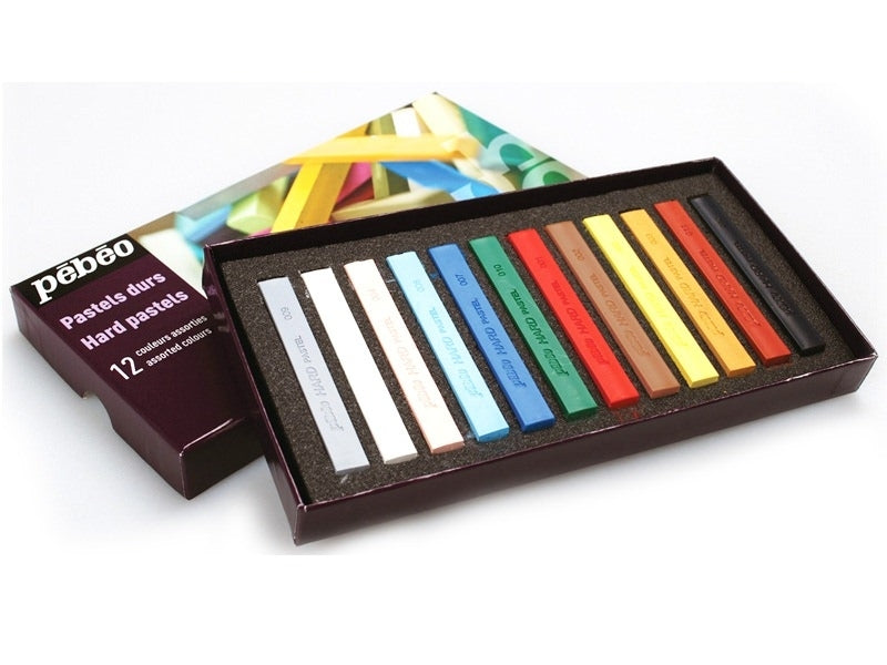 Achat Coffret 12 pastels secs - couleurs assorties