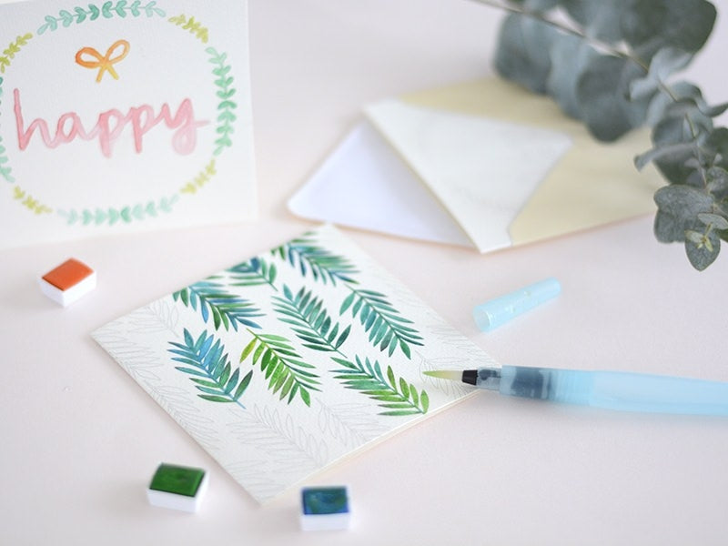 achat Kit MKMI - Mes cartes à l'aquarelle - DIY