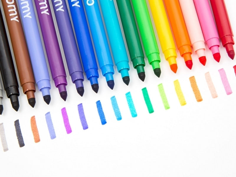 Achat 16 feutres ultra-lavables - pour coloriage - OMY