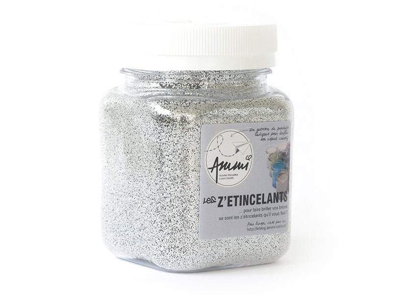 Achat Gros pot de paillettes argentées - 115 gr*Cléopatre*