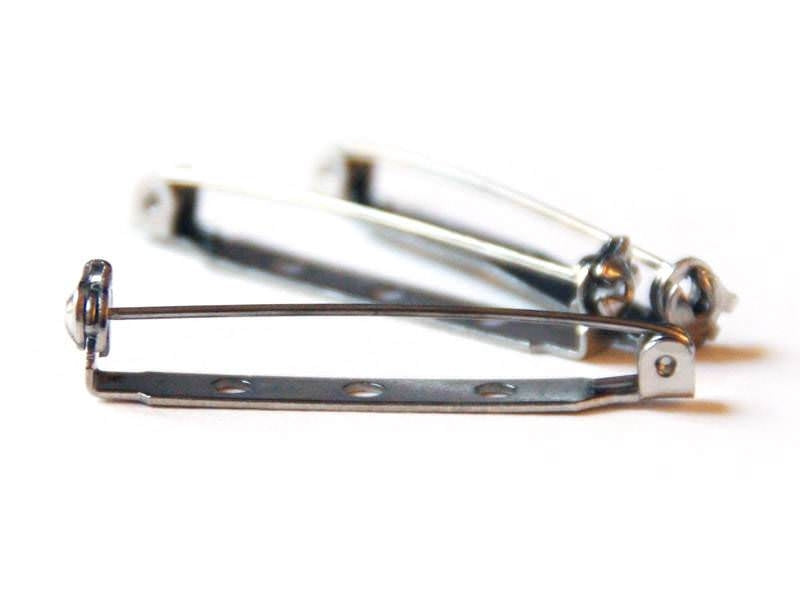 Achat Support de broche avec sécurité argenté foncé 37 mm