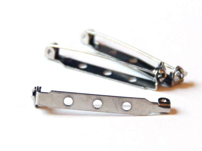 Achat Support de broche avec sécurité argenté foncé 37 mm