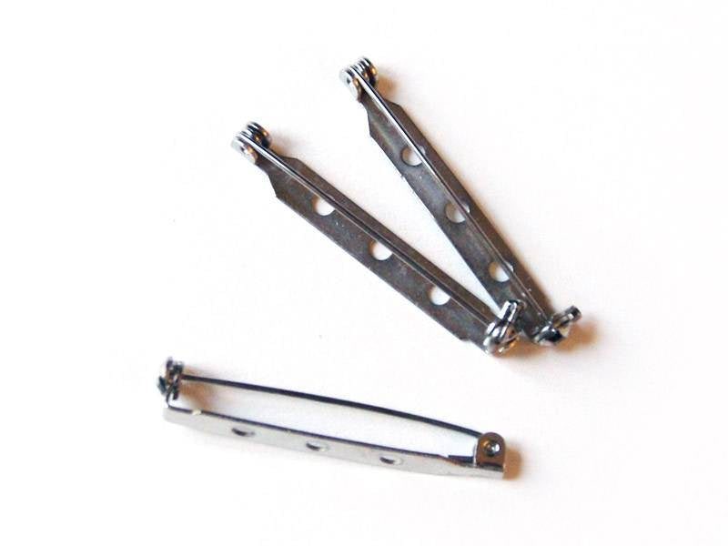 achat Support de broche avec sécurité argenté foncé 37 mm