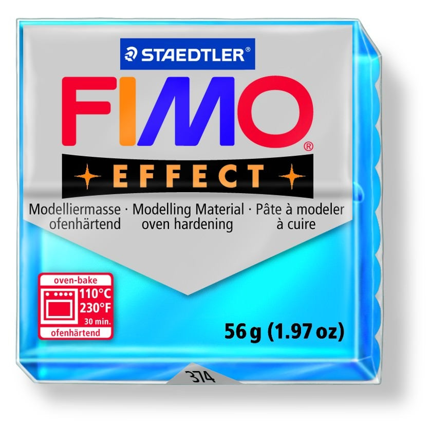 Achat Pâte Fimo EFFECT Translucide Bleu 374