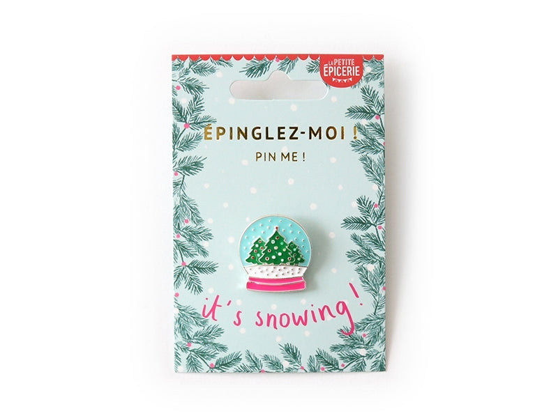 Achat Pin's émaillé boule à neige
