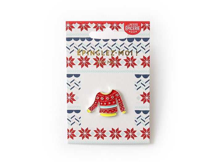 Achat Pin's émaillé pull de Noël