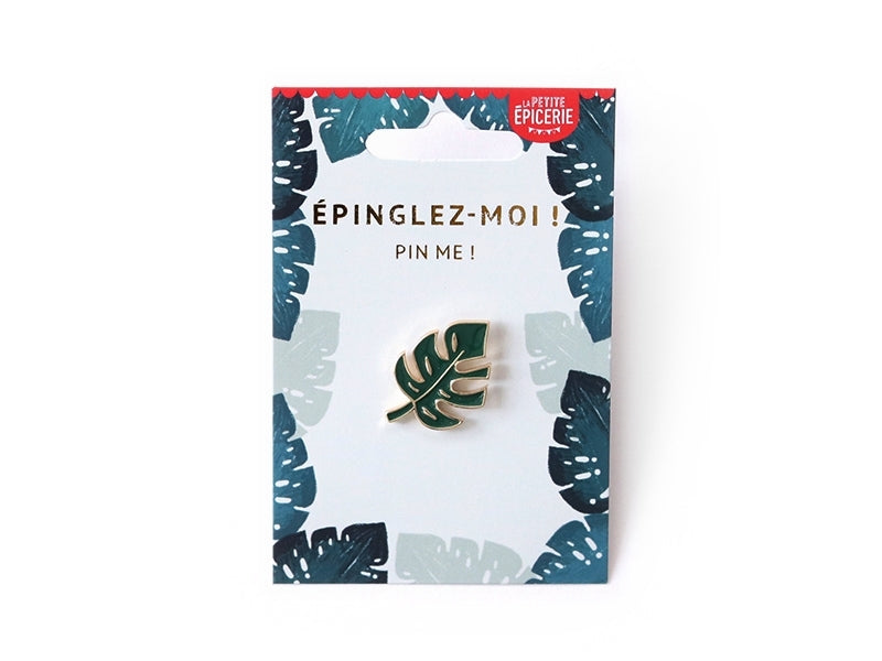 Achat Pin's émaillé feuille de monstera