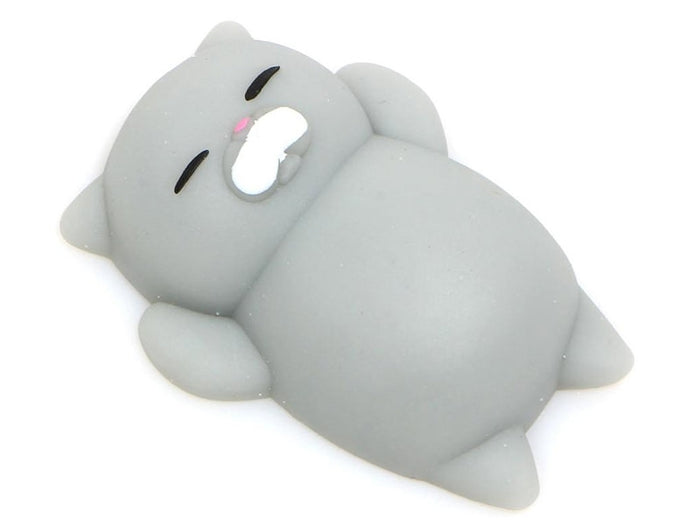 Achat Mini squishy chat gris qui dort - anti-stress
