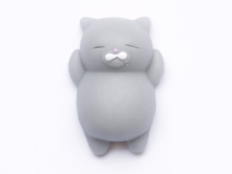 Achat Mini squishy chat gris qui dort - anti-stress