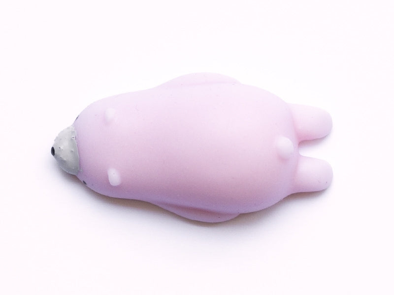 achat Mini squishy ours polaire rose - anti-stress